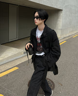 ヘビー ラップ デニムパンツ / Heavy wrap denim pants (2 color)