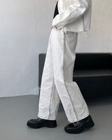スティッチマクシワイドデニム / MG709,710 Stitch Maxi Wide Denim (2 colors)