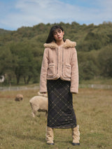 Fur-collar Dumble Jumper