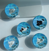 スイムサムキャットビードスマホグリップ / Swim SOME CAT BEAD TALK