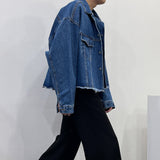 LNカッティングクロップドジーンジャケット/LN Cutting Cropped Jean Jacket (3 colors)