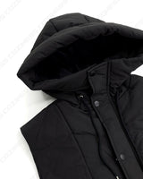 バケットパッデッドフーディ―ベスト/MO Bucket Padded Hooded Vest