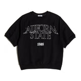 CALIFORNIA HALF SLEEVE RAGLAN SWEATSHIRT (BLACK) (6543163818102)
