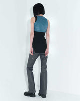 チェーンリンクレイヤードトップ / Chain Link Layered Top _ Teal