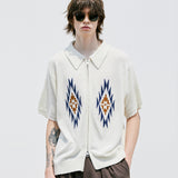 チマヨパターンニットカーディガン / CHIMAYO PATTERN KNIT CARDIGAN CREAM