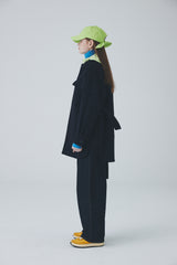 レネウールシャツジャケット / Rene Wool Shirt jacket [Navy]