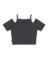 [NF] CUT-OUT OFF SHOULDER (BLACK)_F23QB483