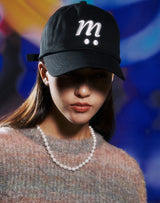 ミーロゴボールキャップ/mii LOGO BALL CAP BLACK