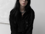 [BLESSEDBULLET]black line  chain necklace_blacksilver_13mm/11mm/8mm/6mm (6567968440438)