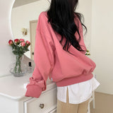 [BELLIDE MADE] point embroidery sweat