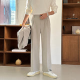 LMN Def Pintuck Wide One Tuck Bendable Slacks (6 colors)
