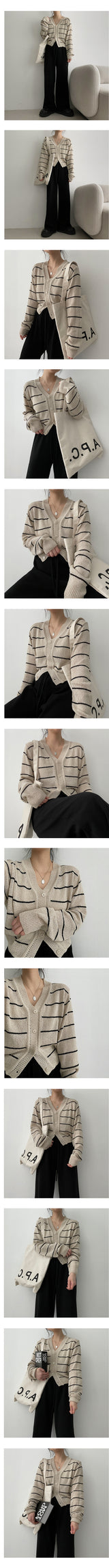 セリダンジラブークレサマーニットカーディガン / Seri Danji Laboukle Summer Knit Cardigan