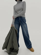 no.1836 トークジーンブルーツーボタンパンツ / no.1836 Talk Jean Blue Two Button Pants