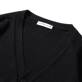 Check logo side pocket cardigan C5 Black (6615966285942)
