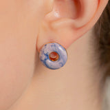 2022パントンドーナツマーブリングピアス/2022 Pantone Doughnut Marbling earring (LP)