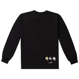 オーバーフィット M ロングスリーブT/OVERFIT M LONG-SLEEVED T-BLACK
