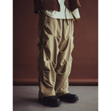 ピグメントウォッシュドクリースパンツ / PIGMENT WASHED CREASE PANTS_CAMEL BROWN