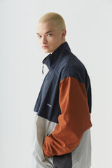 ワイドジャケット/BSR2223FWJK056 MCS WIDE JACKET NAVY BROWN
