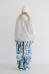 BSMステッチフーデッドアノラックジャケット/BSR2223FWJK078 BSM STRETCH HOODED ANORAK JACKET CREAM