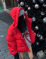 [UNISEX] Hooded oversized fit wellon padded coat