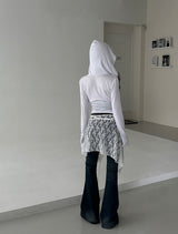 Ballet Core Hooded Wrap T-shirt