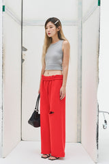バックニットスリーブレス / Back Point Knit Sleeveless (3 colors)
