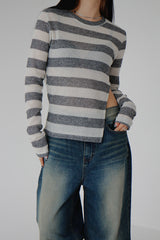 ウエストオープンニット / Waist open knit (4color)