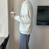 ハチボタンカラーニットウェア / LMN Hachi Button Collar Knitwear (7 colors)