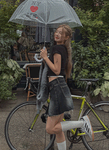 シグナルビンテージ切開ミニスカート