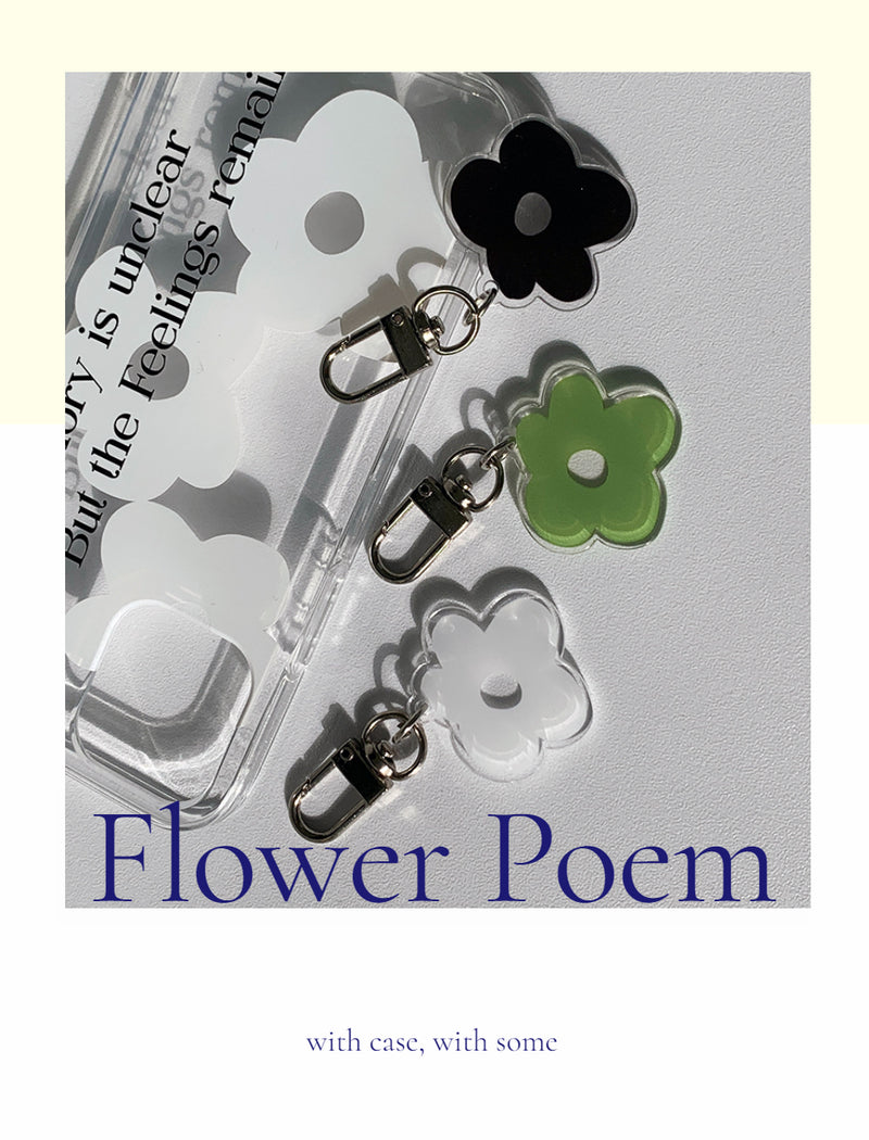 フラワーフォーMキーリング / Flower for M key ring
