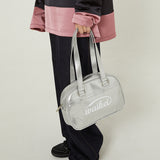 Vintage enamel shoulder bag