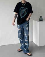 ハートラビットプリントショートスリーブ / SO Heart Rabbit Printed Short-Sleeved (4 colors)