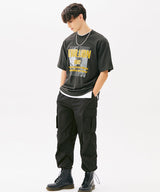 RUDDY RETRO PAPER T-SHIRT (CHARCOAL) (6585245106294)