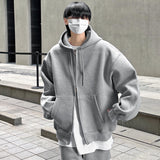 バルキーフードジップアップパーカー / Bulky Hood Zip-Up