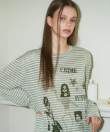 [NF]ロックスタープリントニットＴシャツ