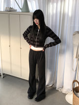 [Mink lining] ファインラインブーツカットトレーニングパンツ