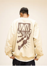 DWMUオーバーサイズスウェットシャツ/DWMU OVERSIZED SWEAT SHIRTS