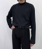 ラグランタートルネックTシャツ/SK Raglan turtleneck T-shirt (4 colors)