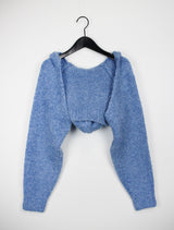 フードボレロニット/Hooded Bolero Knit (3color)