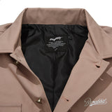 ロゴカラーコットンベーシックジャケット/BSR2223FWJK064 LOGO COLLAR COTTON BASIC JACKET INDYPINK
