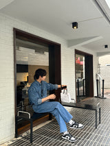 シグフィットデニムシャツ/LMN Sig Loose Fit Denim Shirt (4 colors)