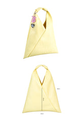 CRACKER TOTE YELLOW (+KEY RING)