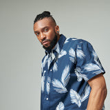Summer Hawaiian shirt (Blue) (6555048312950)