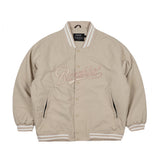ロゴバーシティジャケット/BSR2223FWJK021 LOGO VARSITY JACKET CREAM BEIGE