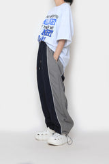 ツートーンカラードストリングパンツ / two-tone colored string pants