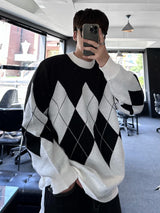 Never roil Overfit Argyle Knit