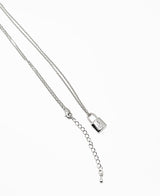 シンプルロックネックレス/Simple Lock Necklace (1 color)
