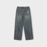 3 TAP Smoke Wrinkle Wash Denim Pants (2color)
