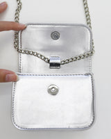 Two You Mini Square Leather Chain Crossbody Bag