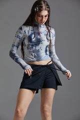 MAP PRINTING T-SHIRT